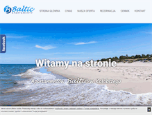 Tablet Screenshot of apartament-baltic.net